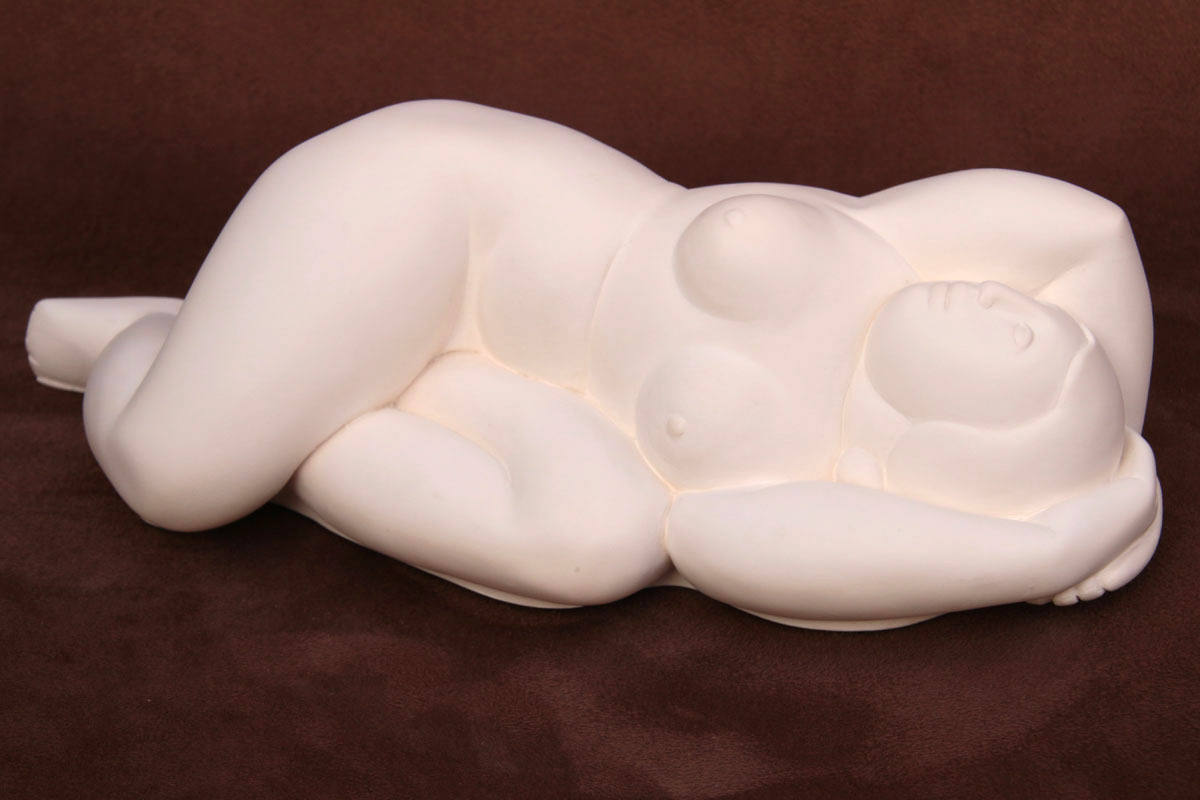 Purchase Reclining Nude by Frank Doson, handmade in plaster by the Modern Souvenir Company.