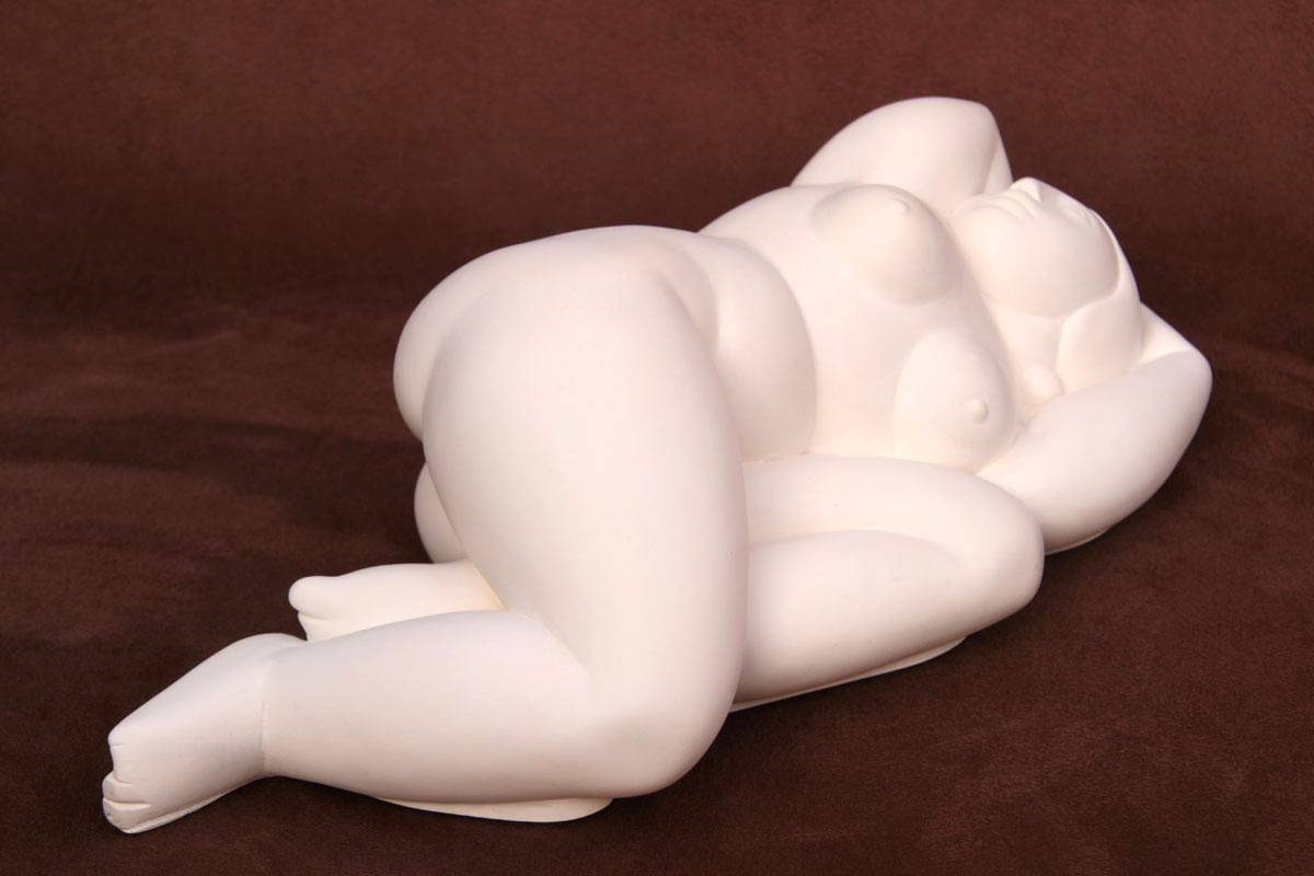 Purchase Reclining Nude by Frank Doson, handmade in plaster by the Modern Souvenir Company.