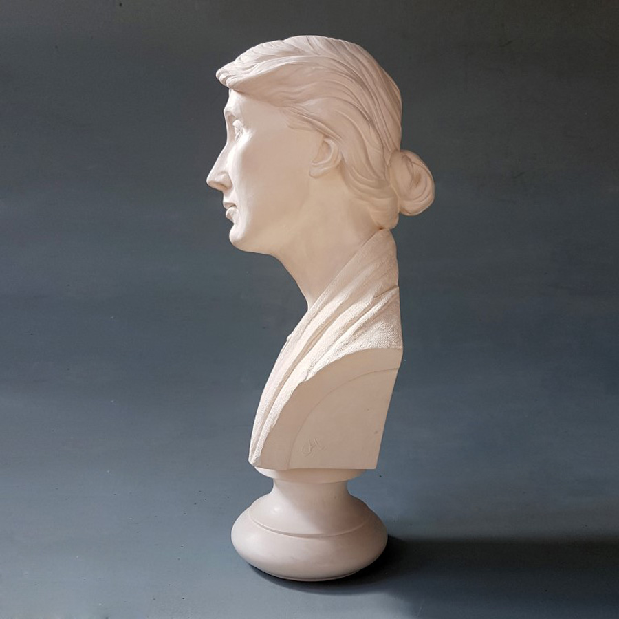 Purchase Virginia Wolf, Life Size Bust, hand made by The Modern Souvenir Company.