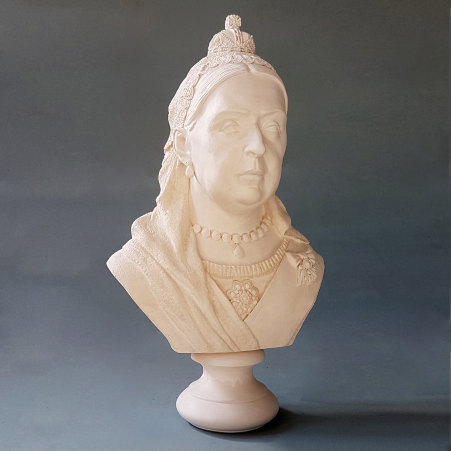 Purchase Queen Victoria, Life Size Bust, hand made by The Modern Souvenir Company.