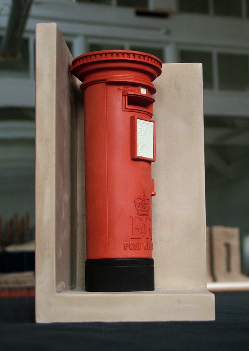 Purchase Historical red British Post Box, hand made by The Modern Souvenir Company.