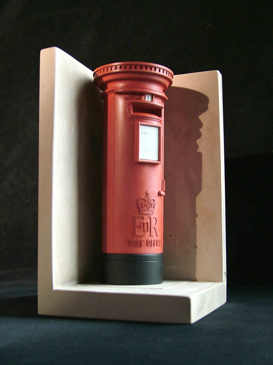 Purchase Historical red British Post Box, hand made by The Modern Souvenir Company.