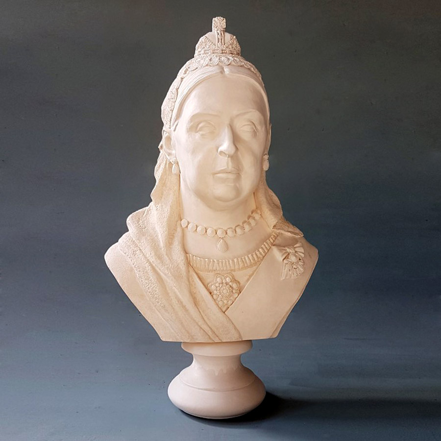 Purchase Queen Victoria, Life Size Bust, hand made by The Modern Souvenir Company.