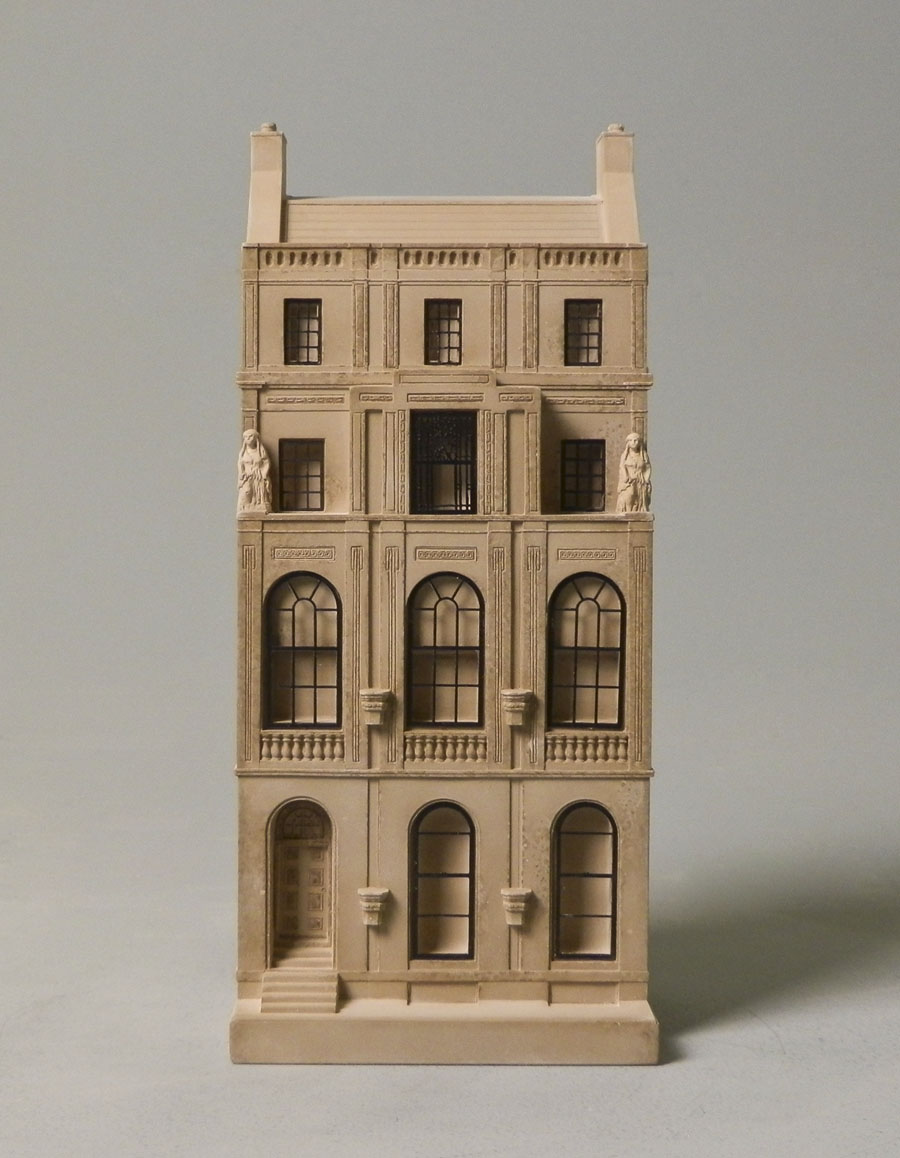 Purchase Sir John Soane House Model, hand made from English Plaster by The Modern Souvenir Company