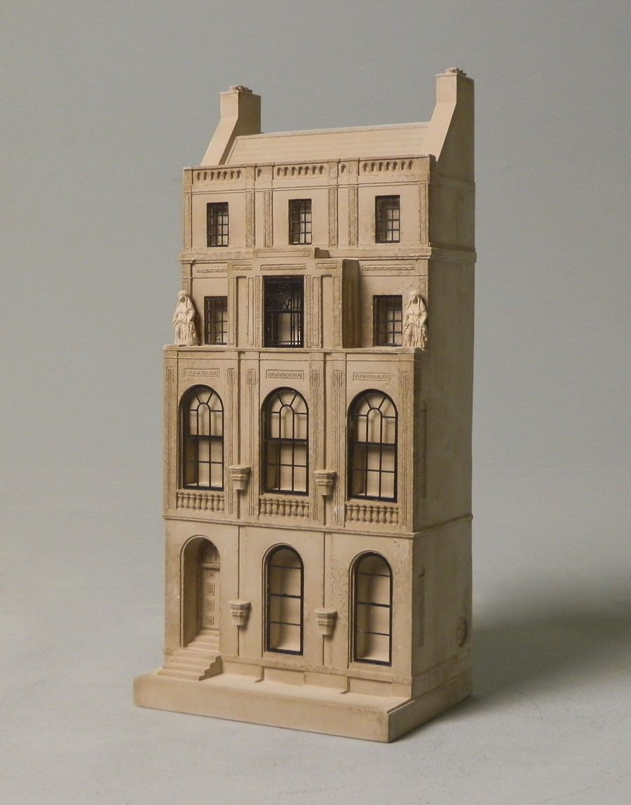 Purchase Sir John Soane House Model, hand made from English Plaster by The Modern Souvenir Company